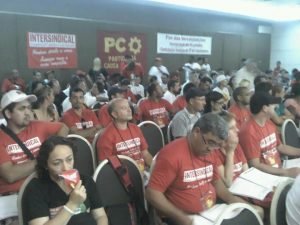 DELEGACAO DA INTERSINDICAL NO CONTECT