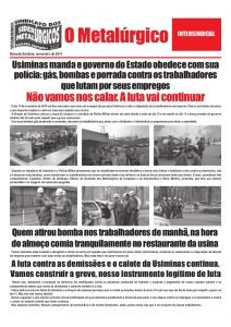Boletim Metal Santos