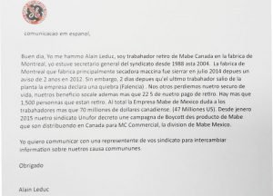 comunicado canadense